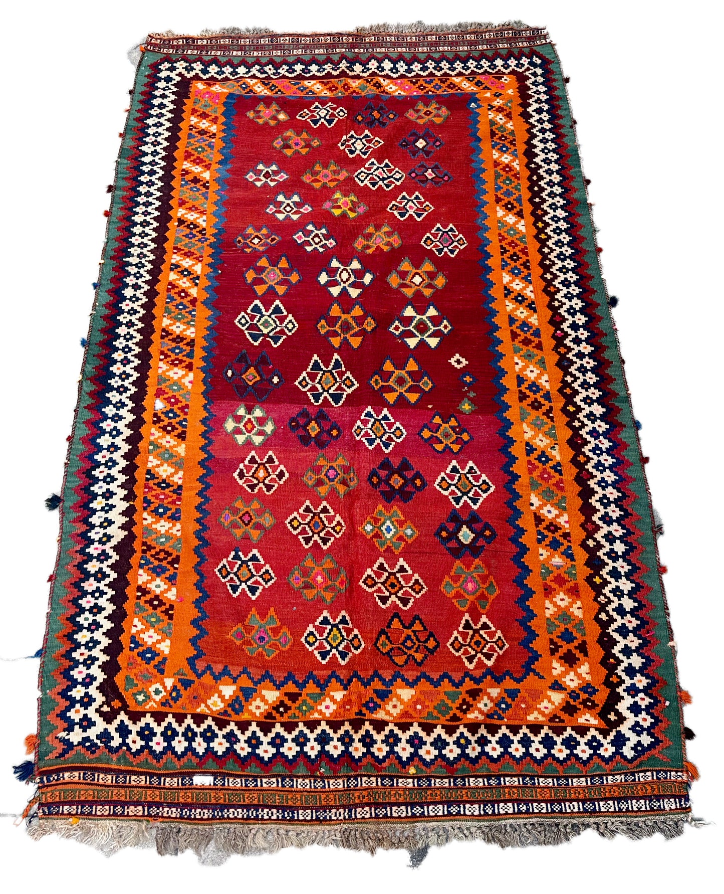 Old Gashgay Kilim Kurt Aǧzi
